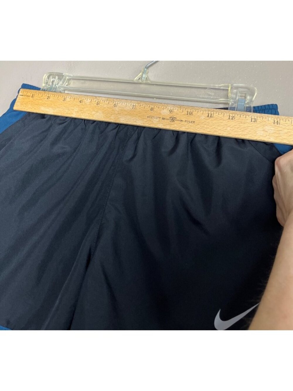 Nike Dri-fit Shorts Running Black Athletic Sportswear Activewear Training Wom M - Picture 5 of 8